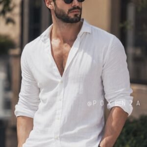 white man's shirt
